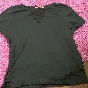 army green tee shirt
